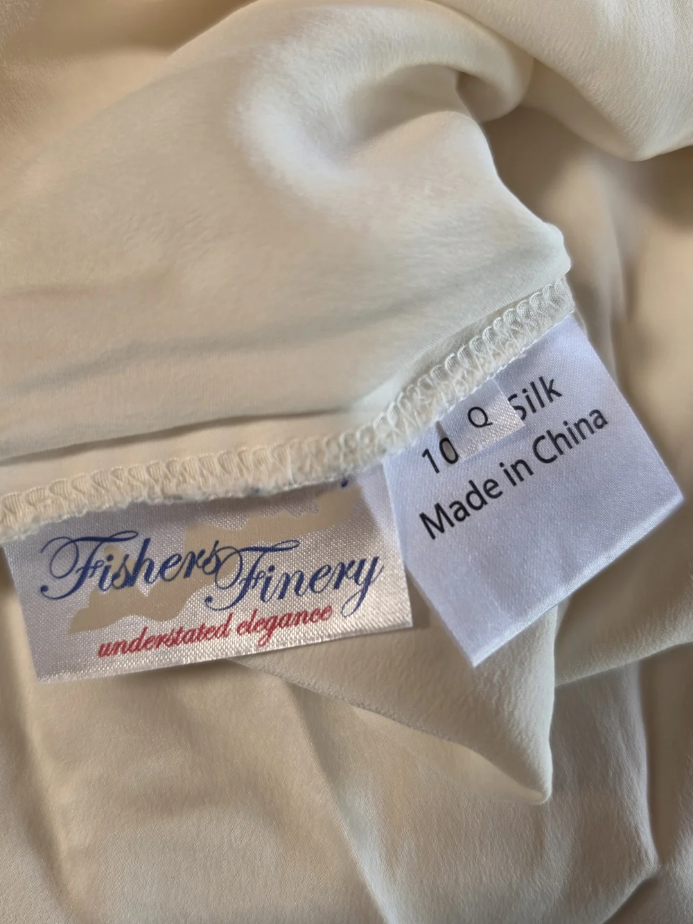 Fishers Finery mulberry silk